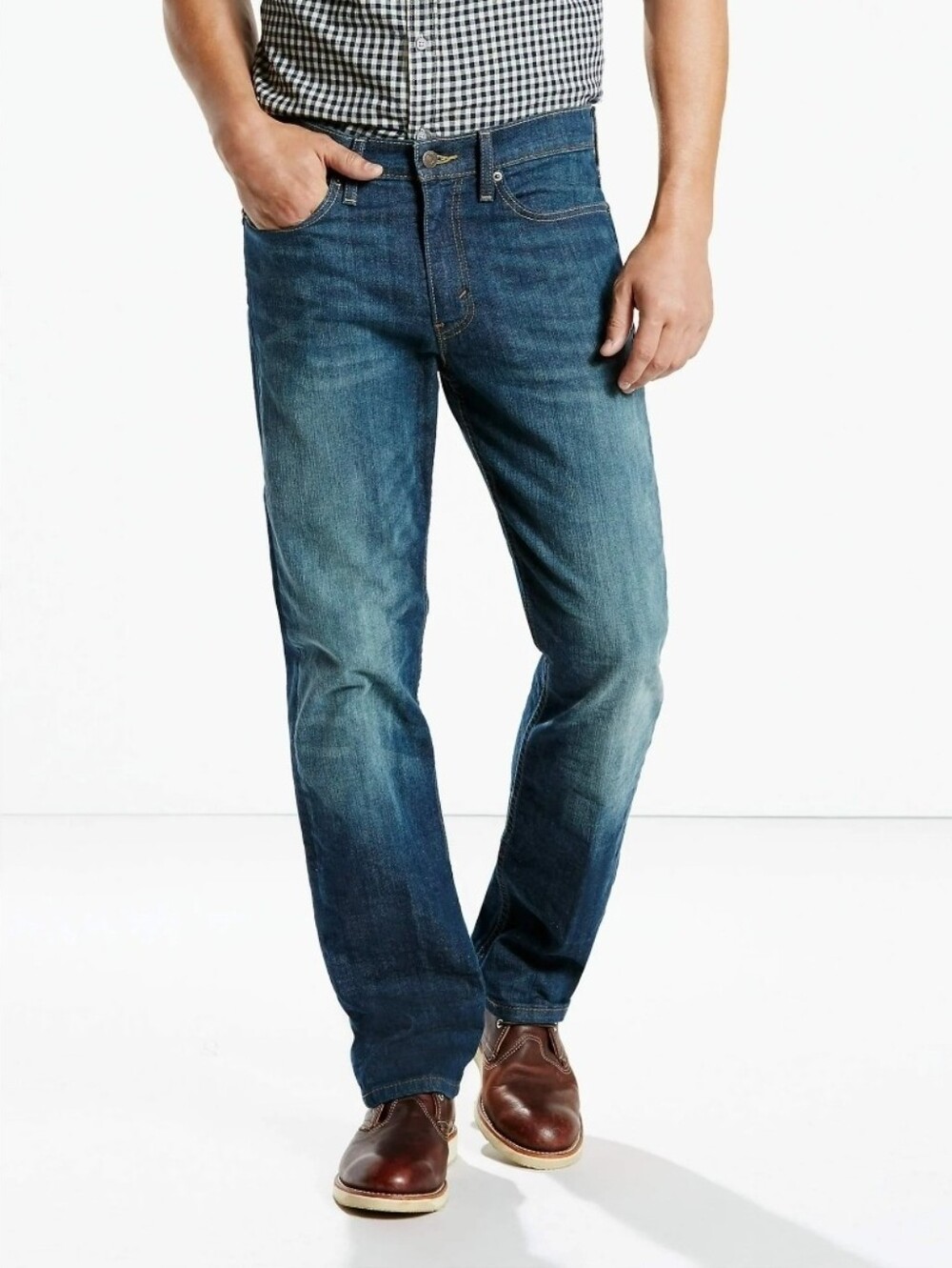 NWT Levi's Men's Straight Jeans - Medium Blue Wash‎  Sz 30x30
